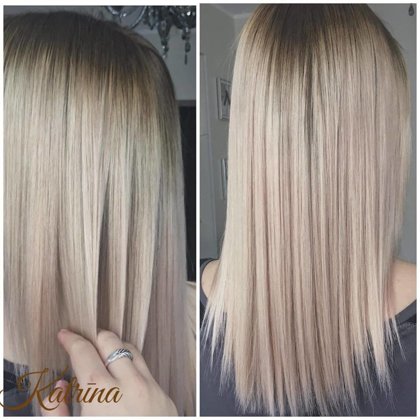 Выпрямление волос кератином